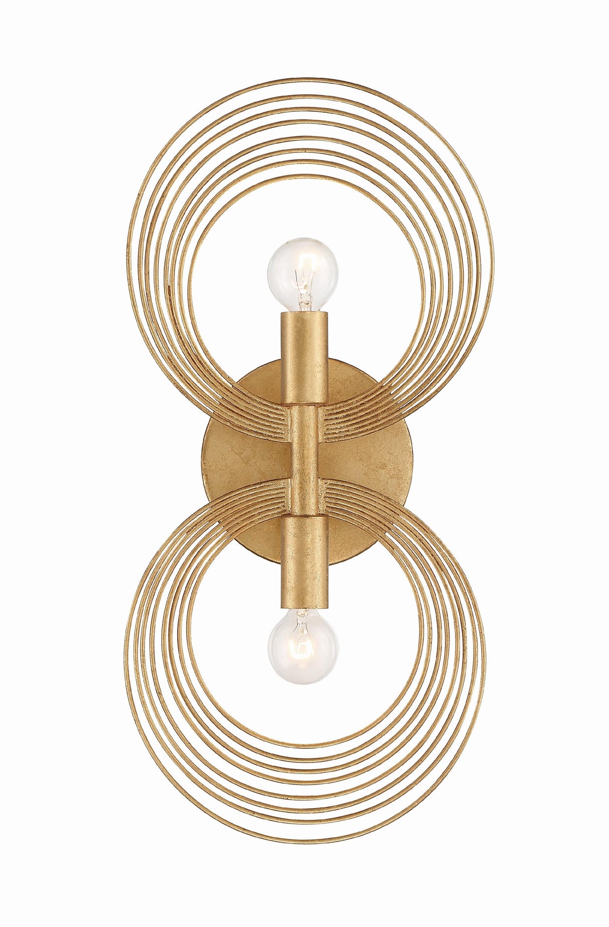 Crystorama Doral 7.75'' Renaissance Gold Sconce