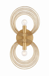 Crystorama Doral 7.75'' Renaissance Gold Sconce