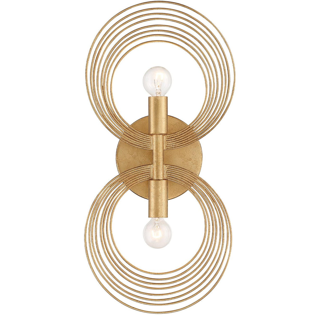 Crystorama Doral 7.75'' Renaissance Gold Sconce