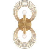 Crystorama Doral 7.75'' Renaissance Gold Sconce