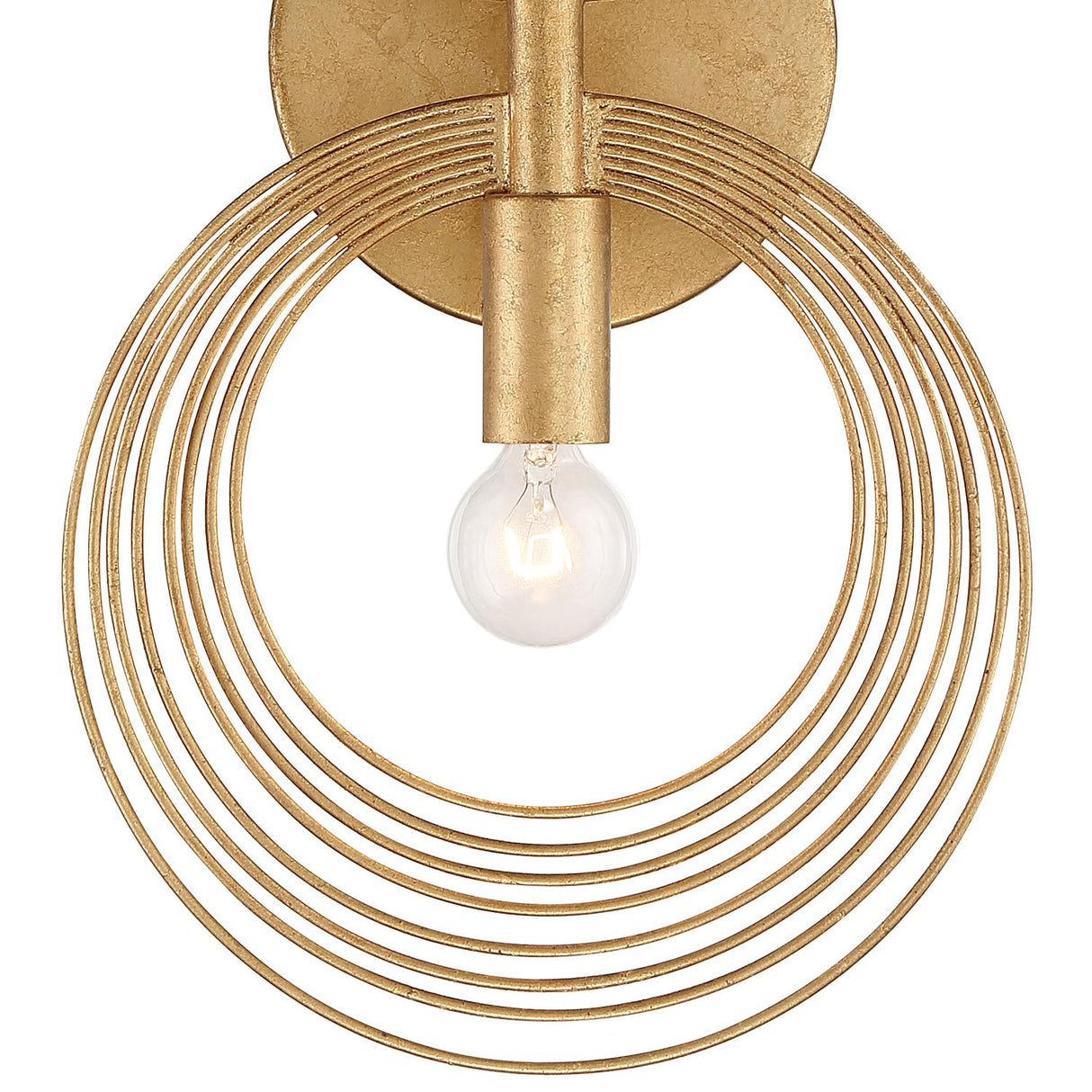Crystorama Doral 7.75'' Renaissance Gold Sconce
