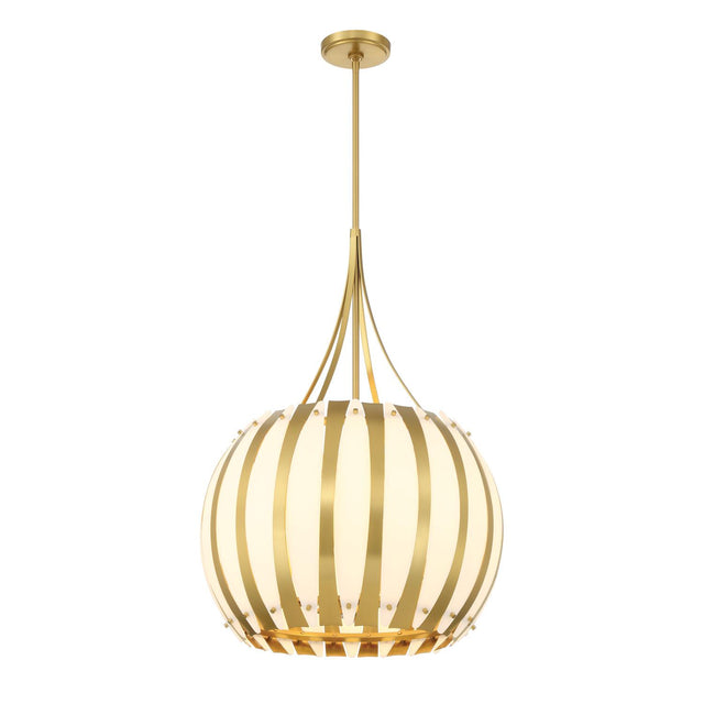 Crystorama Daria 20.5'' Luxe Gold Chandelier