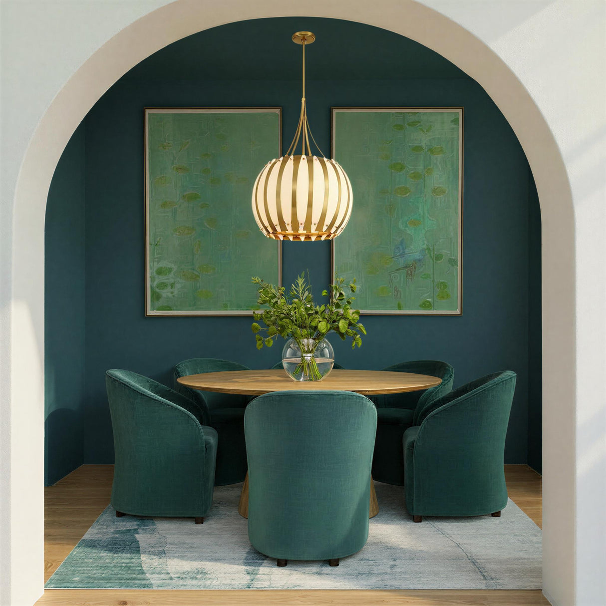Crystorama Daria 20.5'' Luxe Gold Chandelier