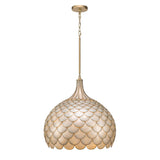 Crystorama Darby 21'' Soft Gold Pendant
