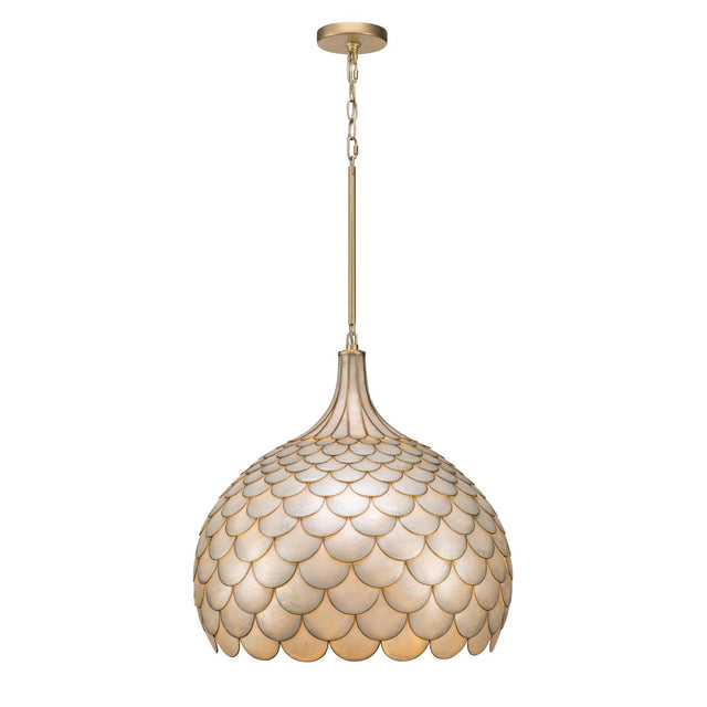 Crystorama Darby 21'' Soft Gold Pendant