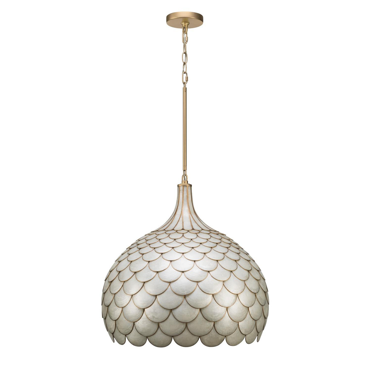 Crystorama Darby 21'' Soft Gold Pendant