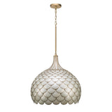 Crystorama Darby 21'' Soft Gold Pendant