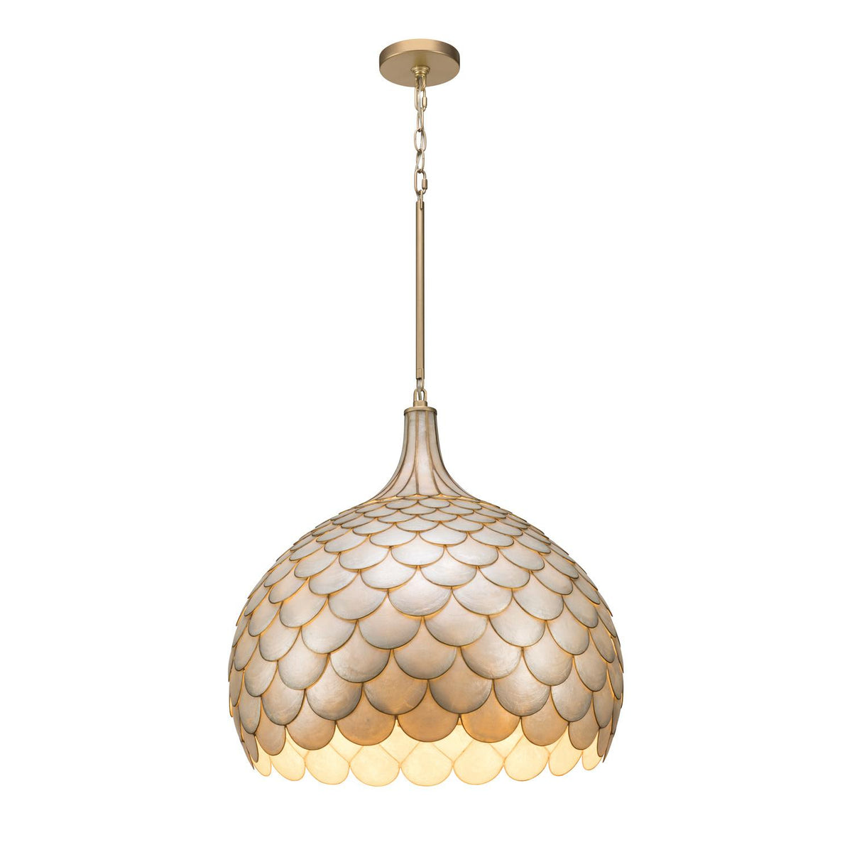Crystorama Darby 21'' Soft Gold Pendant