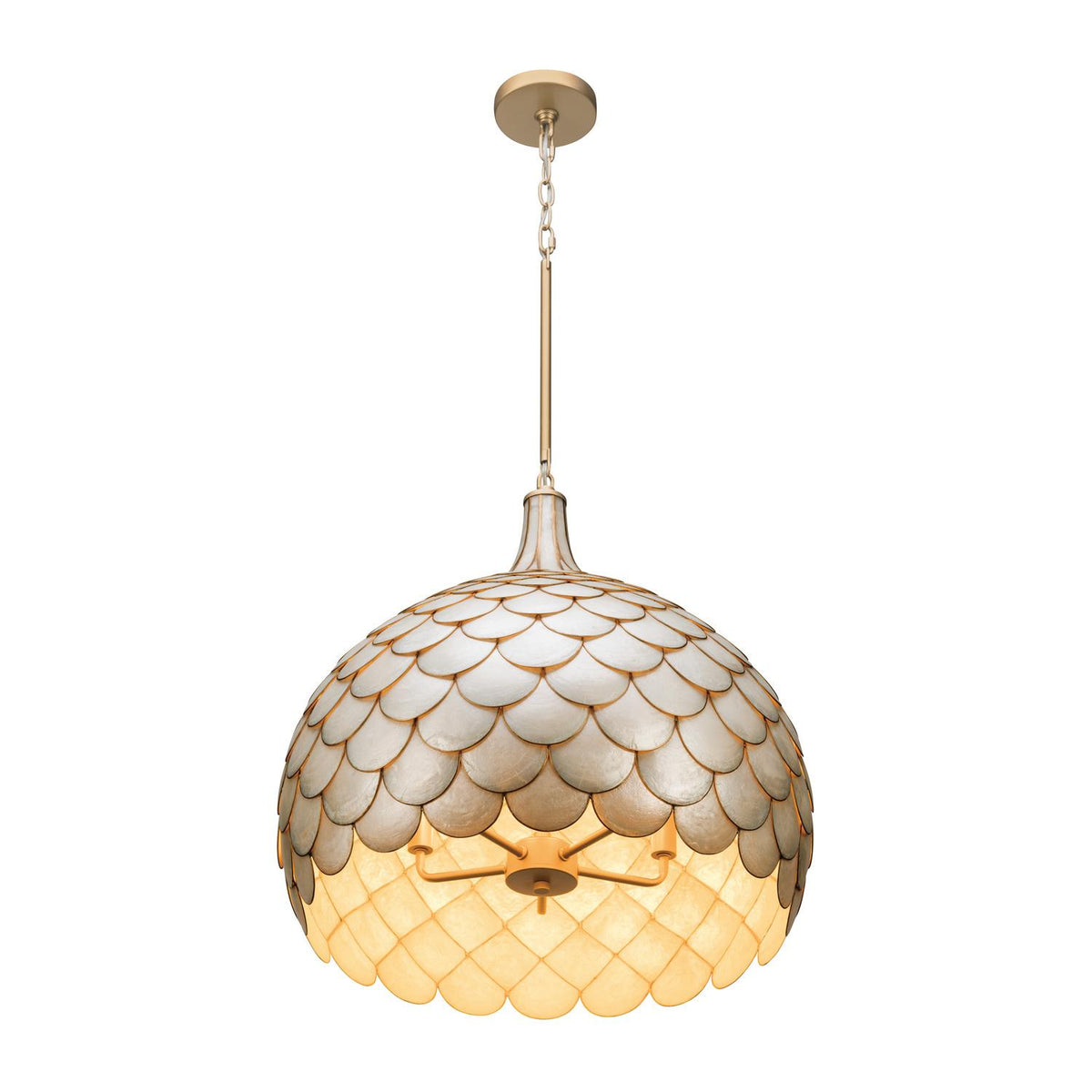 Crystorama Darby 21'' Soft Gold Pendant