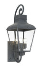 Crystorama Dumont 12'' Graphite Outdoor Sconce