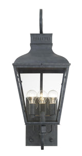 Crystorama Dumont 12'' Graphite Outdoor Sconce