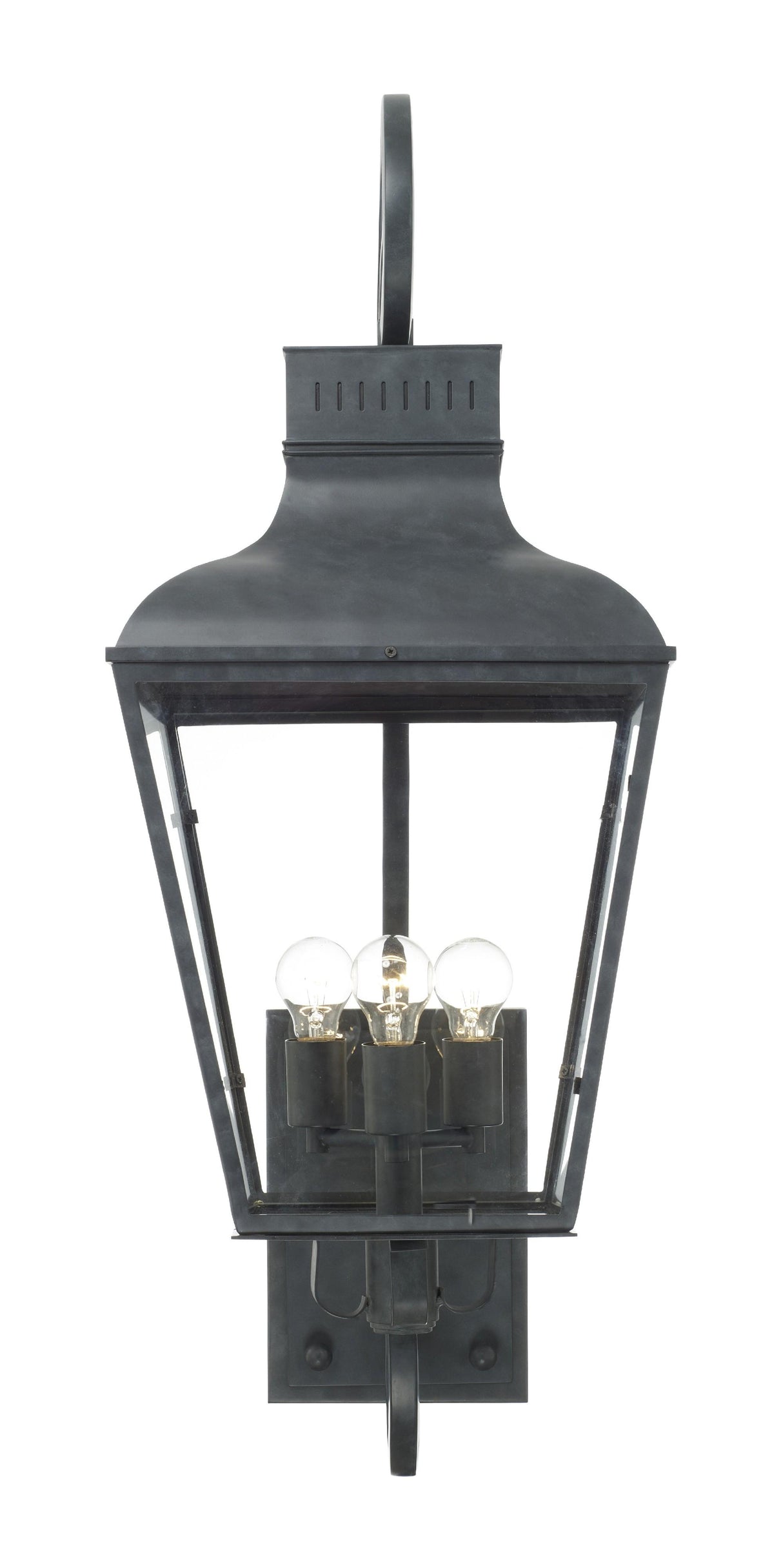 Crystorama Dumont 12'' Graphite Outdoor Sconce