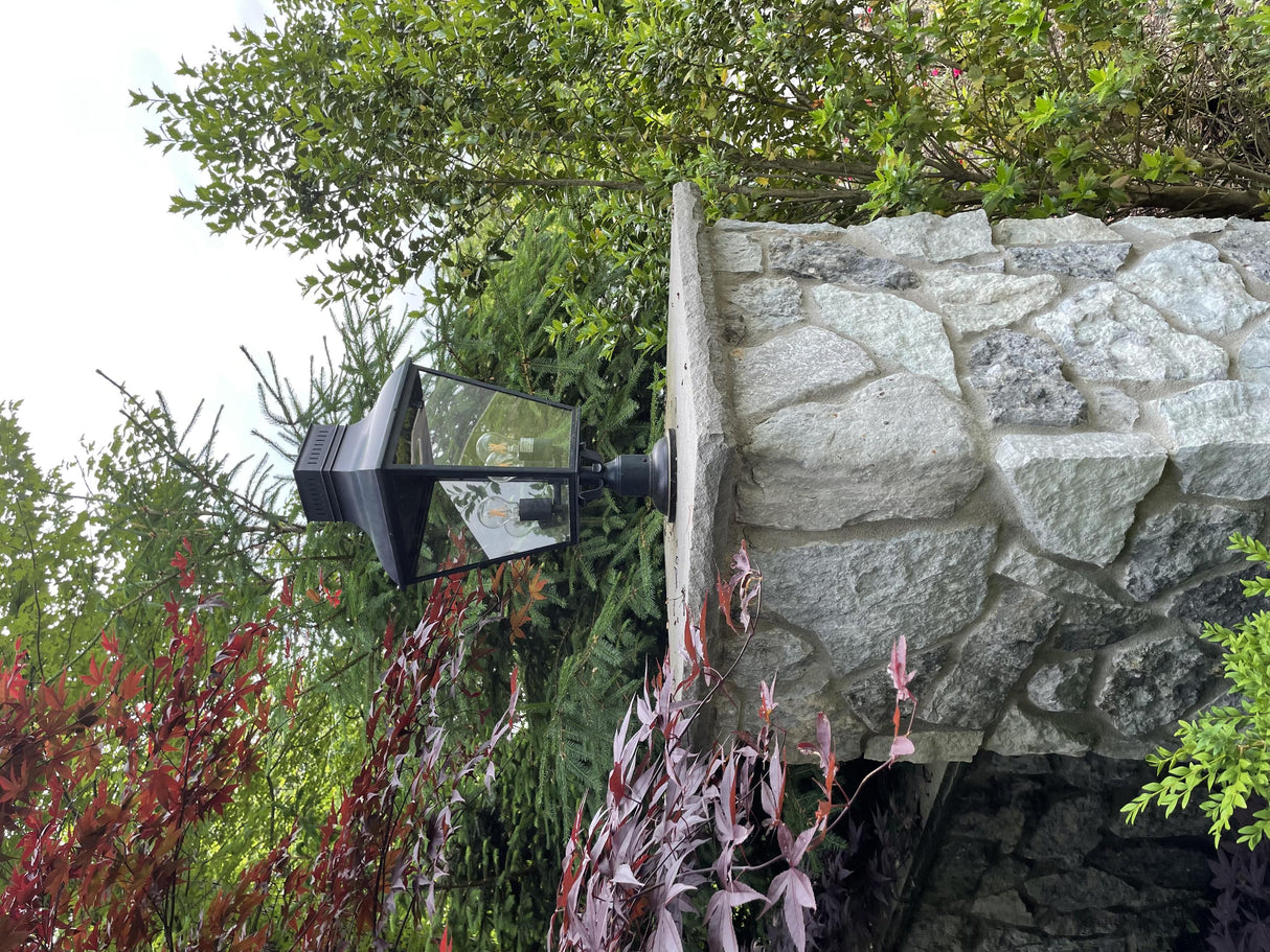 Crystorama Dumont 12'' Graphite Outdoor Post