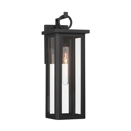 Crystorama Boadie 6.5'' LED Matte Black Outdoor Sconce