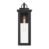 Crystorama Boadie 6.5'' LED Matte Black Outdoor Sconce