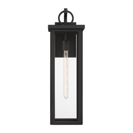 Crystorama Boadie 8'' LED Matte Black Outdoor Sconce