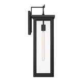 Crystorama Boadie 8'' LED Matte Black Outdoor Sconce