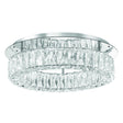 Crystorama Kinsley 18'' Polished Chrome Flush Mount
