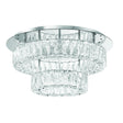 Crystorama Kinsley 20'' Polished Chrome Flush Mount