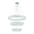Crystorama Kinsley 32'' Polished Chrome Chandelier
