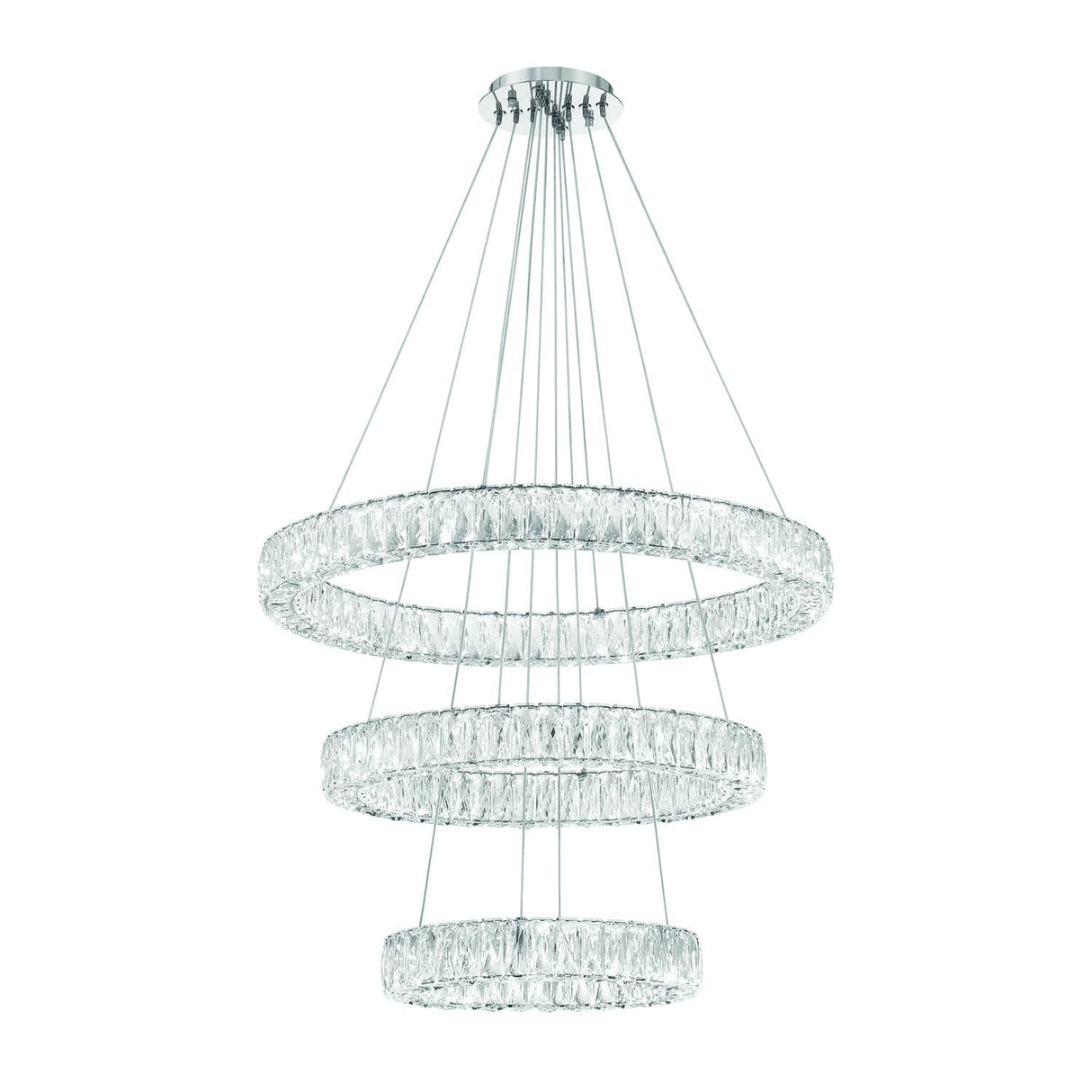 Crystorama Kinsley 32'' Polished Chrome Chandelier