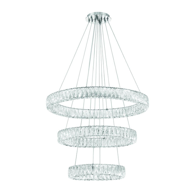 Crystorama Kinsley 32'' Polished Chrome Chandelier