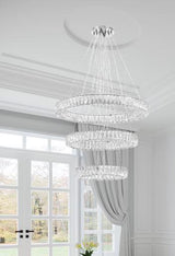 Crystorama Kinsley 32'' Polished Chrome Chandelier