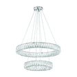 Crystorama Kinsley 28'' Polished Chrome Chandelier