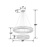 Crystorama Kinsley 28'' Polished Chrome Chandelier