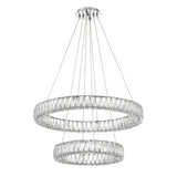 Crystorama Kinsley 28'' Polished Chrome Chandelier