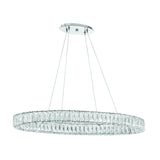 Crystorama Kinsley 39'' Polished Chrome Chandelier