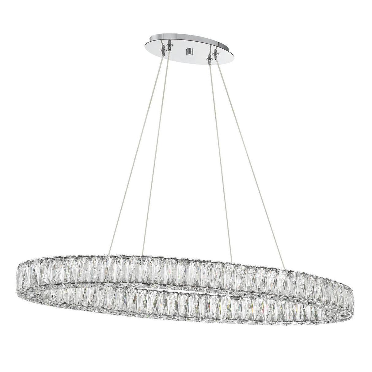 Crystorama Kinsley 39'' Polished Chrome Chandelier