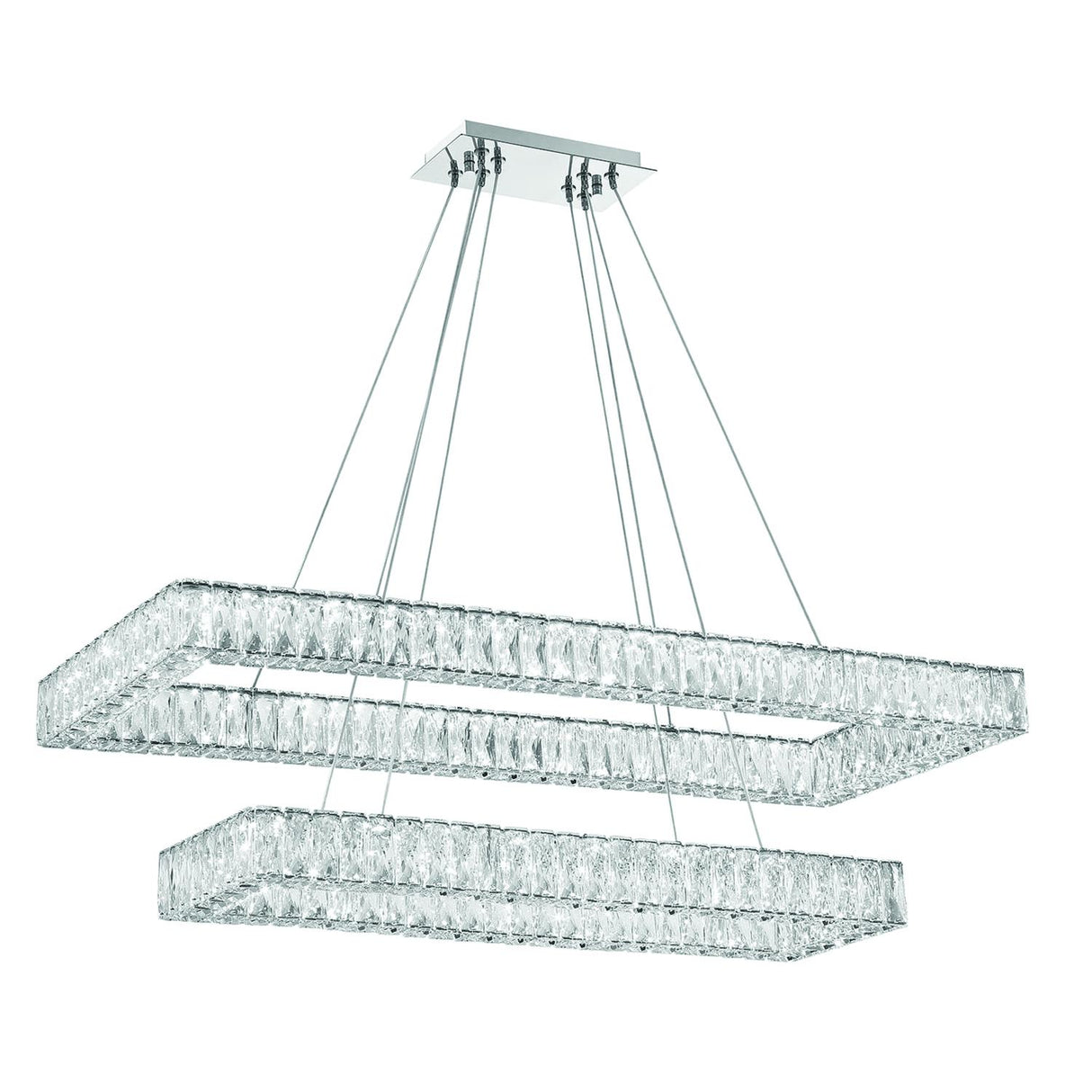 Crystorama Kinsley 41.5'' Polished Chrome Chandelier