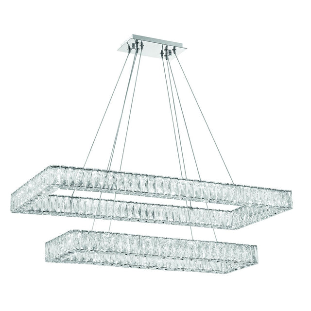 Crystorama Kinsley 41.5'' Polished Chrome Chandelier