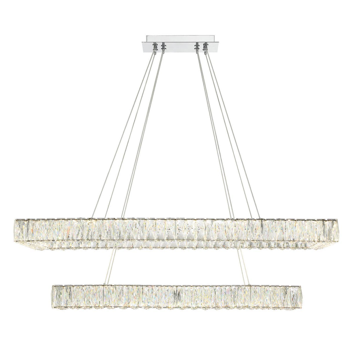 Crystorama Kinsley 41.5'' Polished Chrome Chandelier