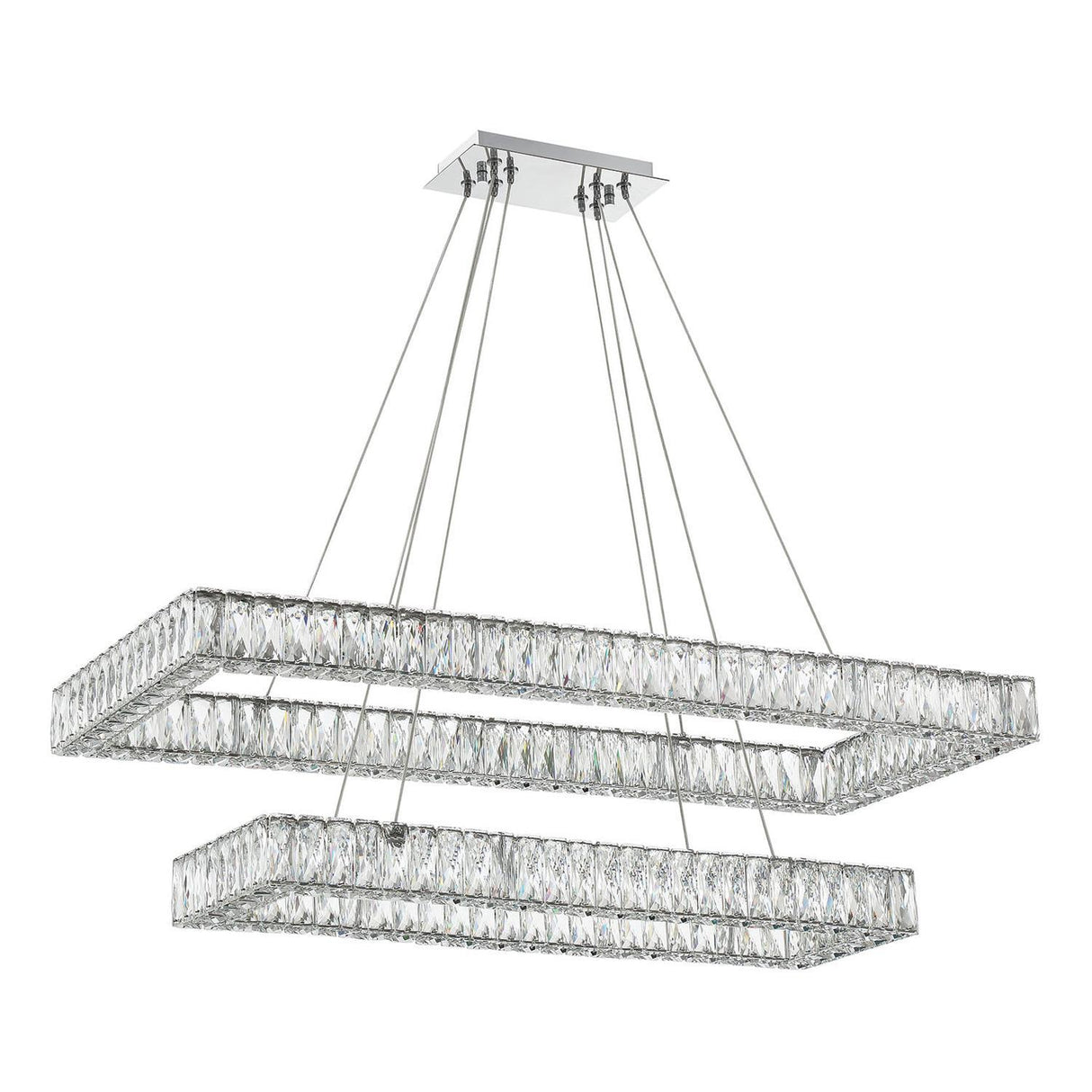 Crystorama Kinsley 41.5'' Polished Chrome Chandelier