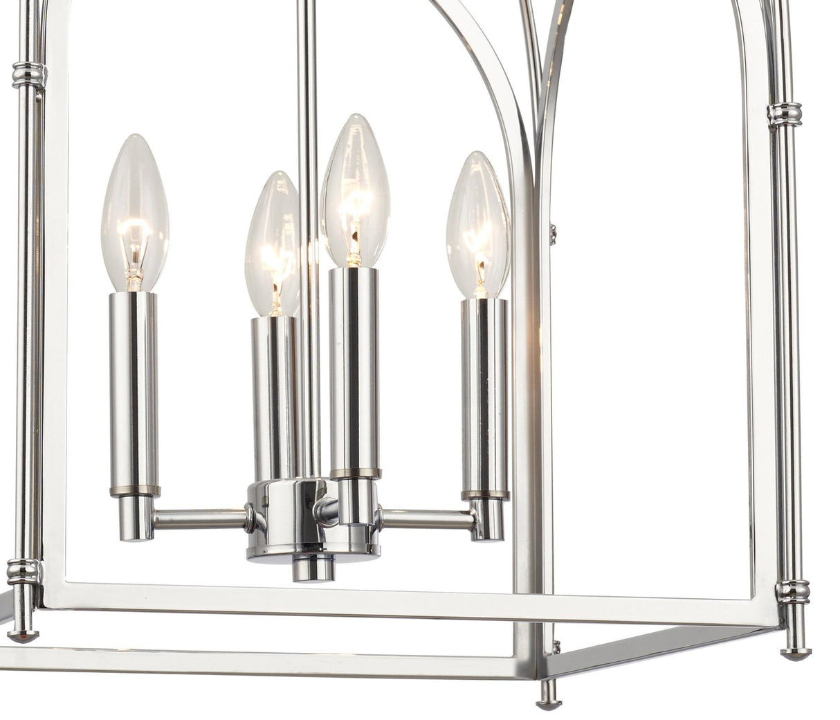 Crystorama Kai 14" Polished Chrome Pendant