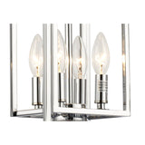 Crystorama Kai 8'' Polished Chrome Pendant