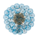 Crystorama Esme 22.5'' Aged Brass Semi Flush Mount