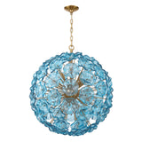 Crystorama Esme 28'' Aged Brass Chandelier