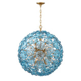 Crystorama Esme 28'' Aged Brass Chandelier