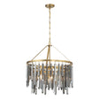Crystorama Gemma 24'' Modern Gold Chandelier