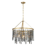 Crystorama Gemma 24'' Modern Gold Chandelier