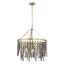 Crystorama Gemma 24'' Modern Gold Chandelier