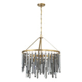 Crystorama Gemma 24'' Modern Gold Chandelier