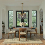 Crystorama Gemma 24'' Modern Gold Chandelier