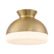 Crystorama Brian Patrick Flynn Gidget 15'' Vibrant Gold Flush Mount