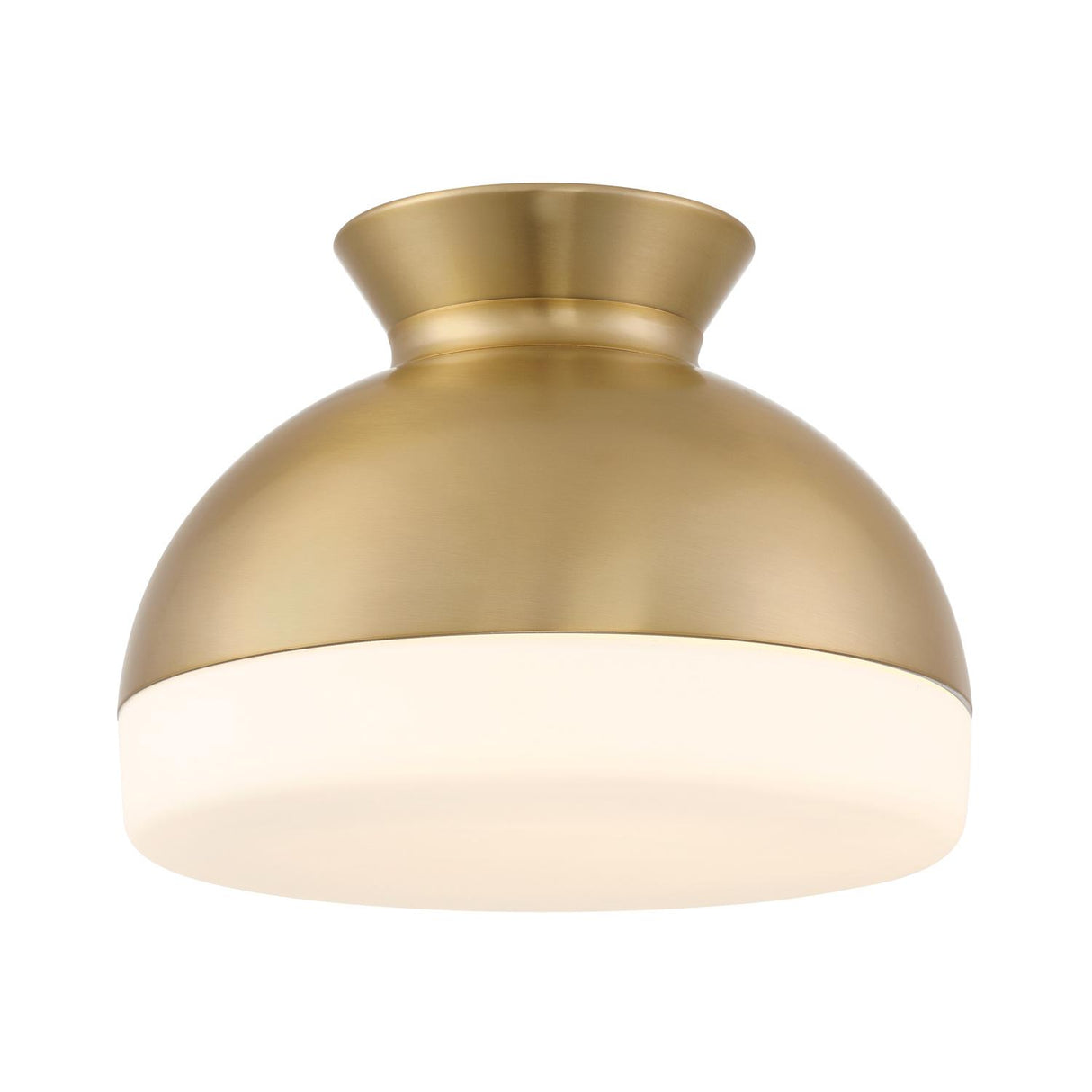Crystorama Brian Patrick Flynn Gidget 15'' Vibrant Gold Flush Mount