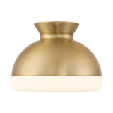 Crystorama Brian Patrick Flynn Gidget 15'' Vibrant Gold Flush Mount