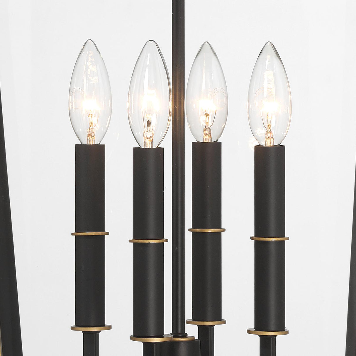 Crystorama Hawkins 15'' Matte Black + Textured Gold Outdoor Sconce